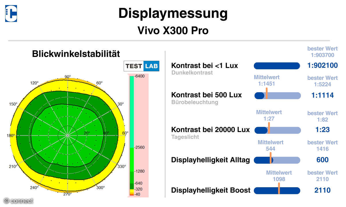 Vivo X300 Pro Test Display