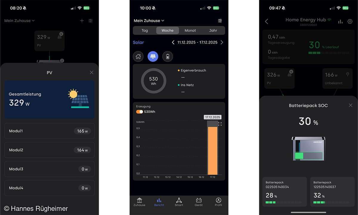 Indevolt SolidFlex 2000 im Test: Screenshots 1-3