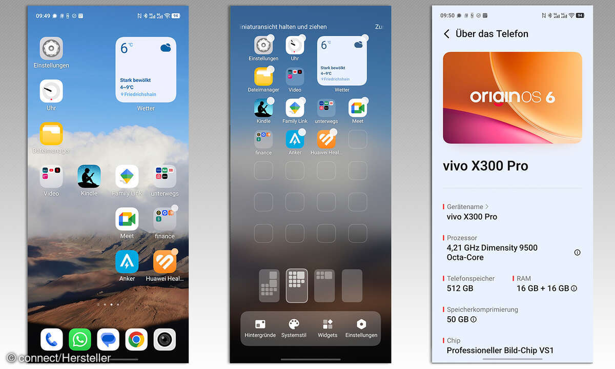 Vivo X300 Test Screenshots Homescreen