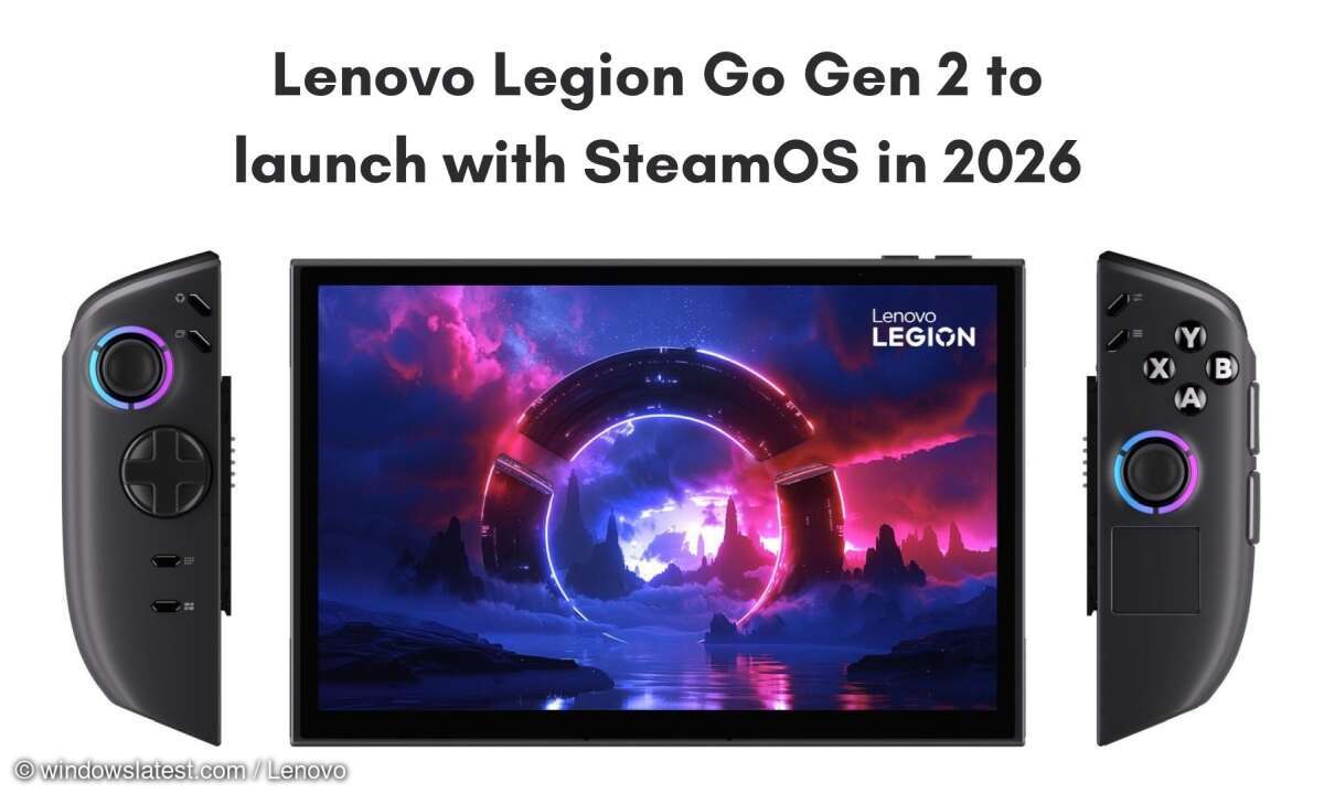 Statt Windows 11 kommt der Nachfolger des Legion Go mit SteamOS.