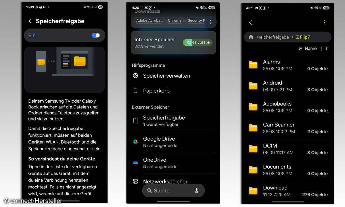 Samsung One UI 8.5 Beta Speicherfreigabe