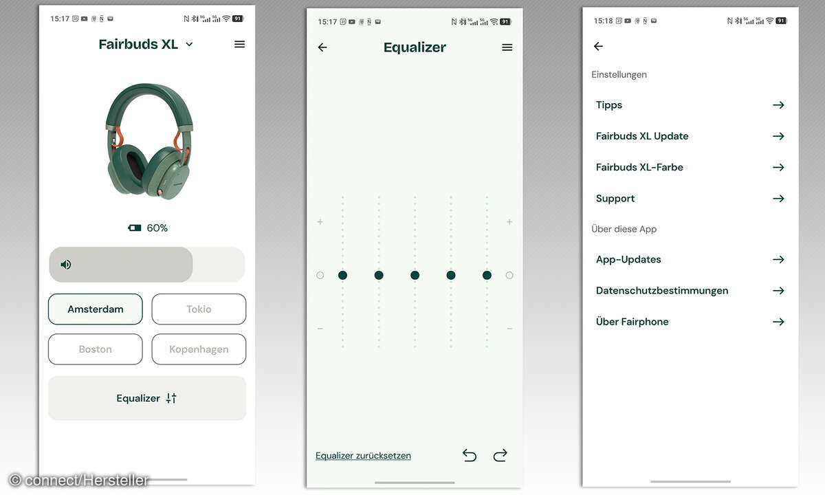 Fairbuds XL 2025 Test Screenshots