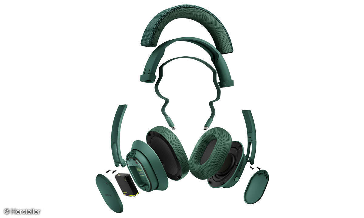 Fairbuds XL 2025 Test Explosionszeichnung