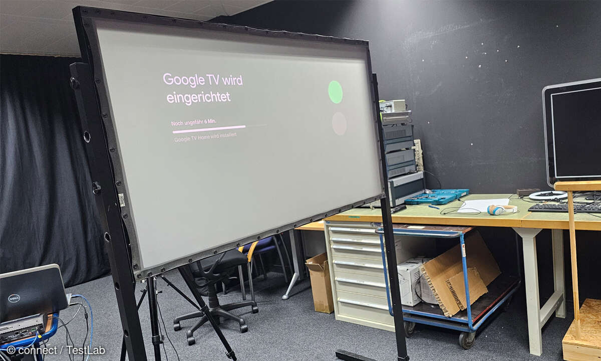 Google TV ist unkompliziert eingerichtet.