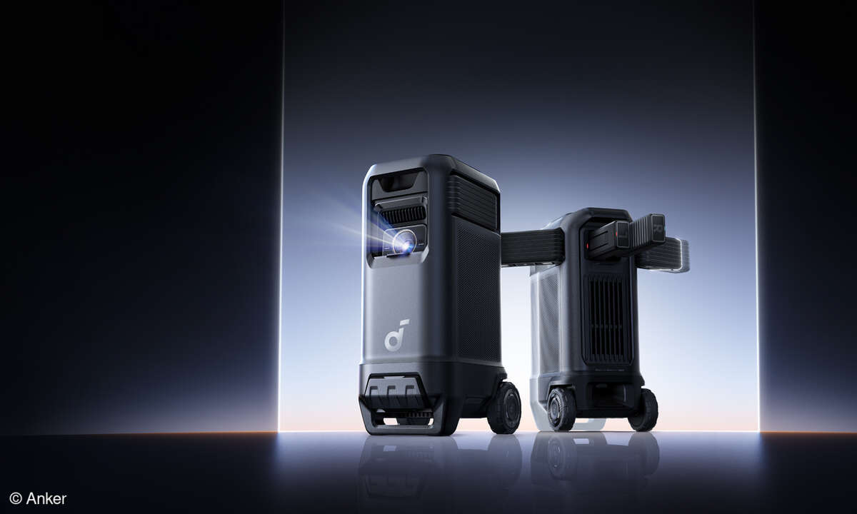 Der Nebula X1 Pro von Soundcore ist quasi eine Heimkino-Partybox. 