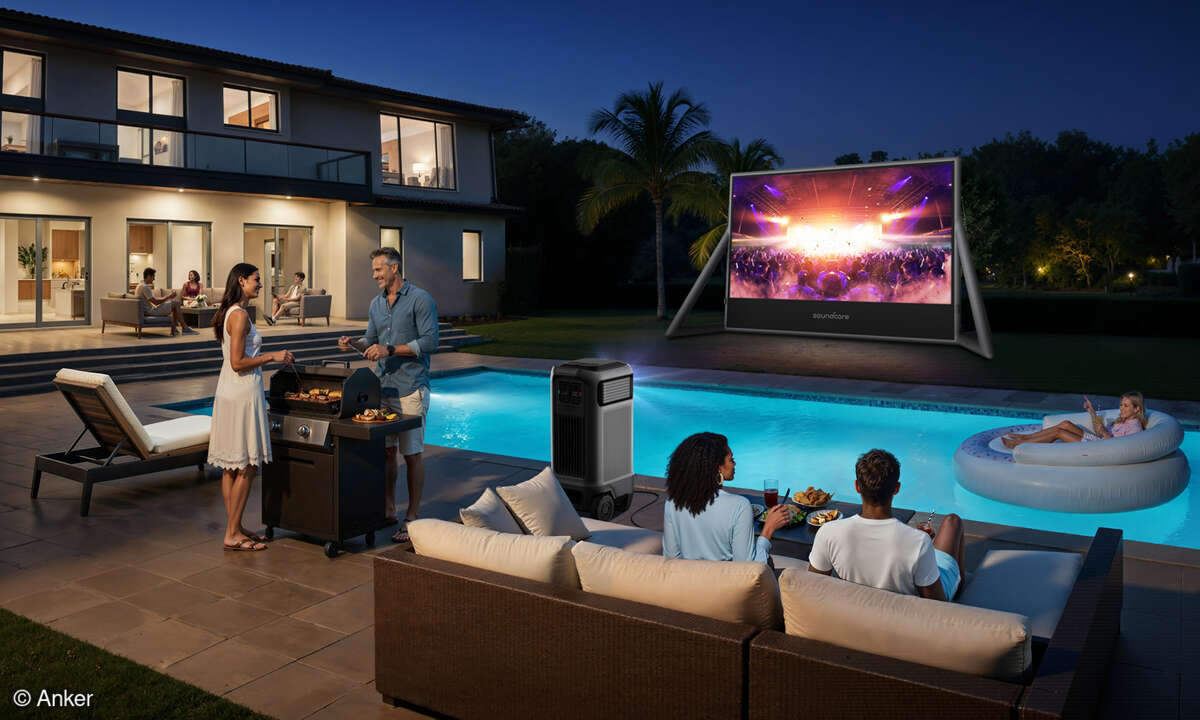 So stellt sich Soundcore einen typischen Einsatz des X1 Pro vor.