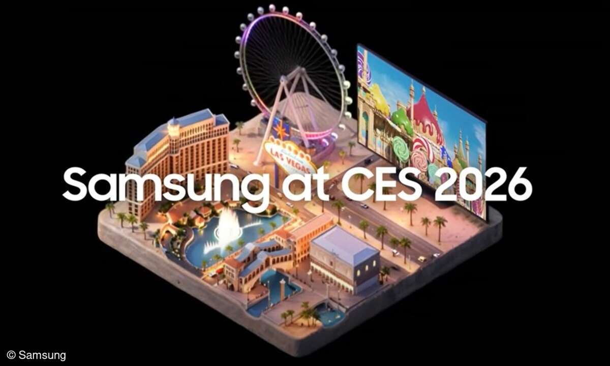 Samsung stellt sich auf der CES groß auf.