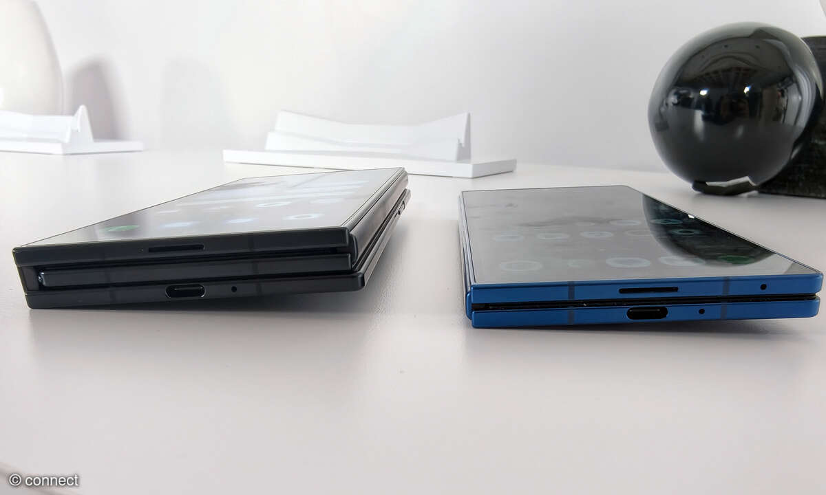 Samsung GalaxyTrifold Hands-on Vergleich Fold 7