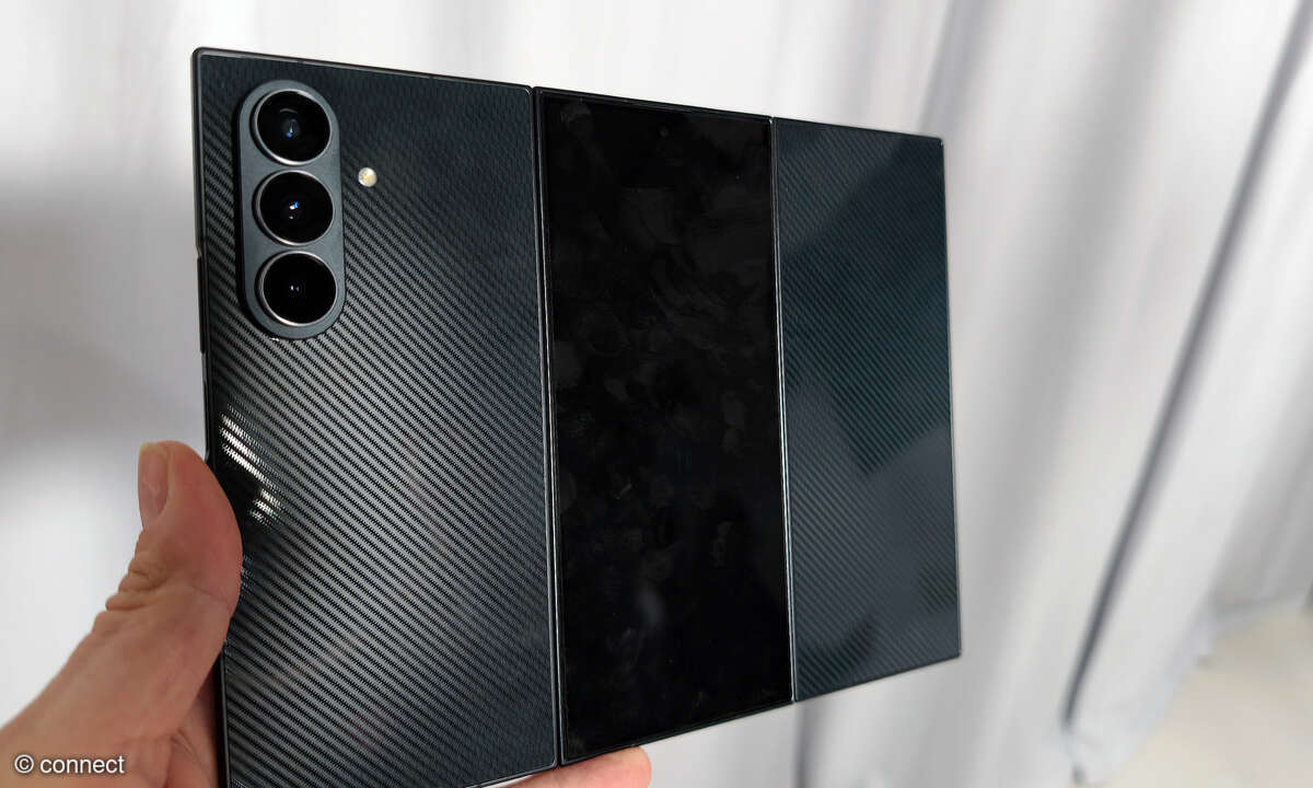 Samsung Galaxy TriFold hands-on Rückseite