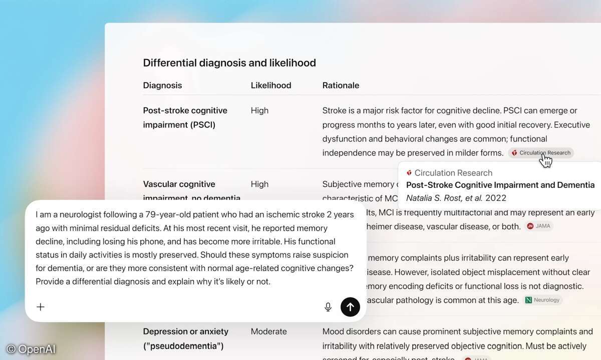 Ein Mediziner kann sich Rat bei komplizierten Krankheitsbildern einholen.