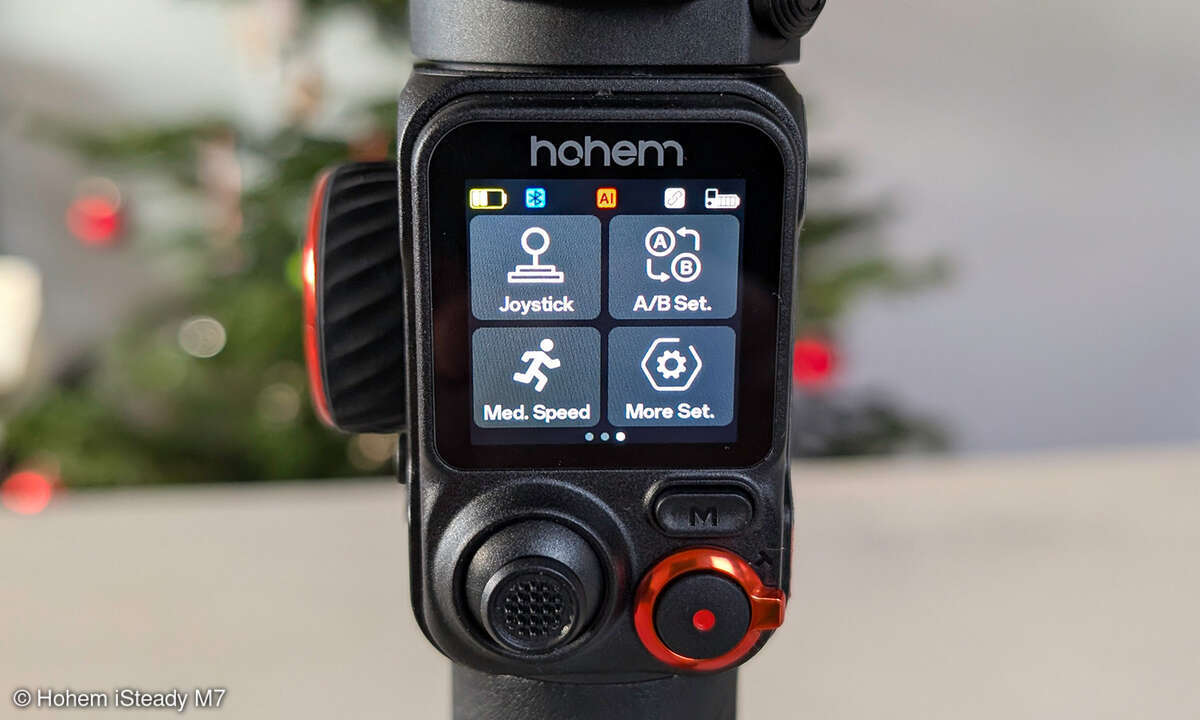 Hohem iSteady M7 Menue