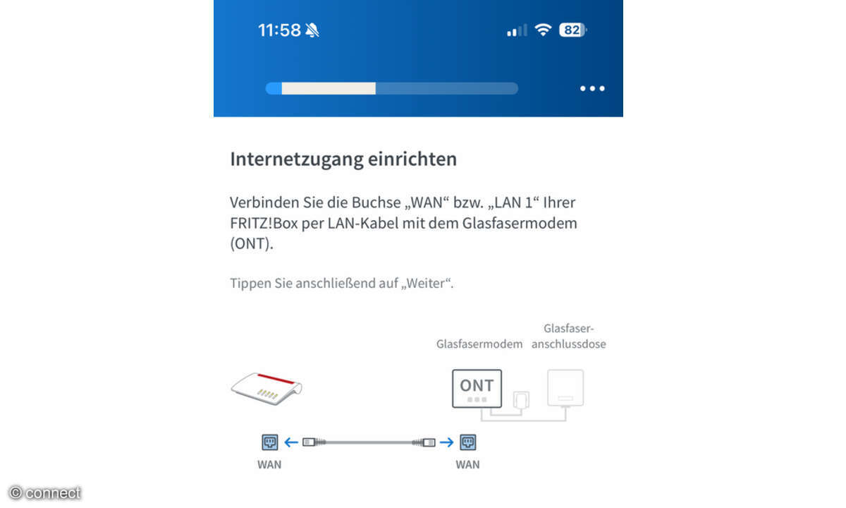 Fritz!Box 5690 im Test: Screenshot Assistent