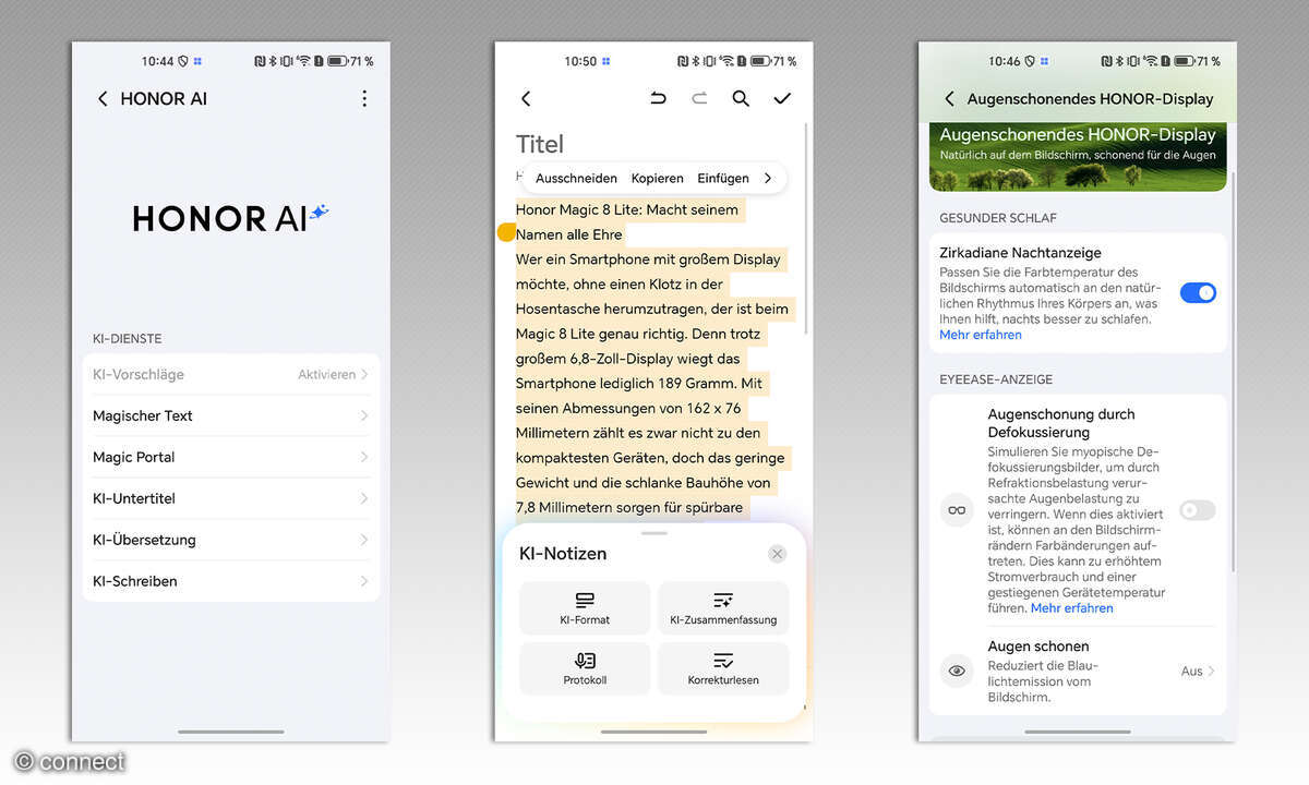 Honor Magic 8 Lite Screens System