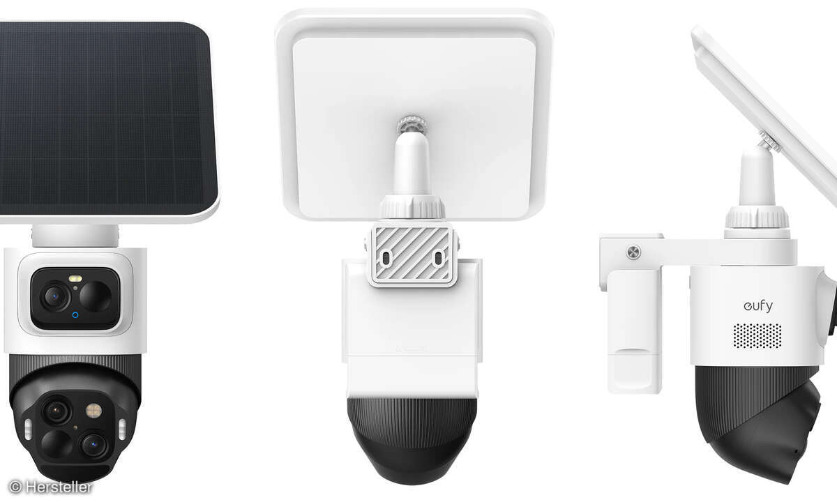 EufyCam S4 Test 3 Seiten Ansicht