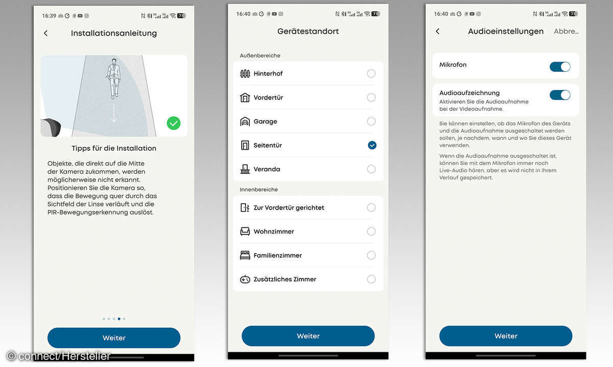 EufyCam S4 Test Screenshots Einrichtung 
