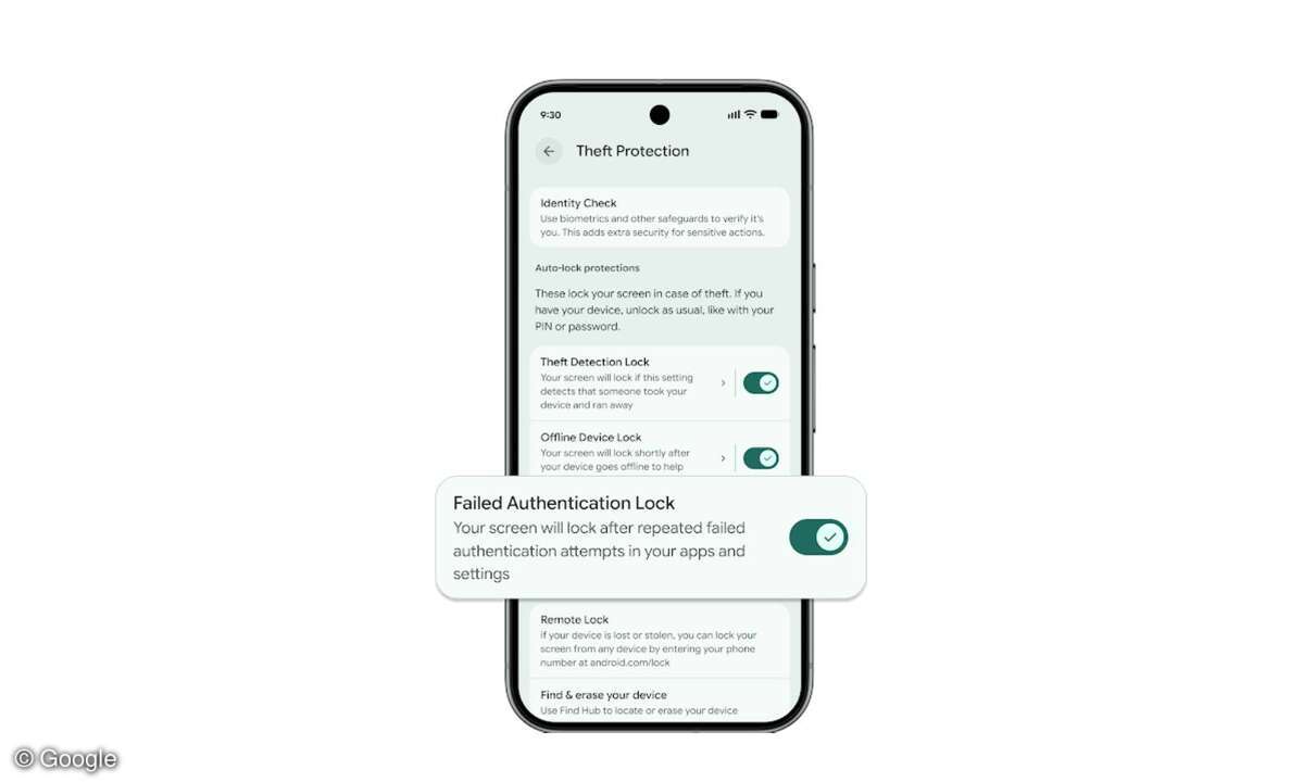 Android Diebstahlschutz