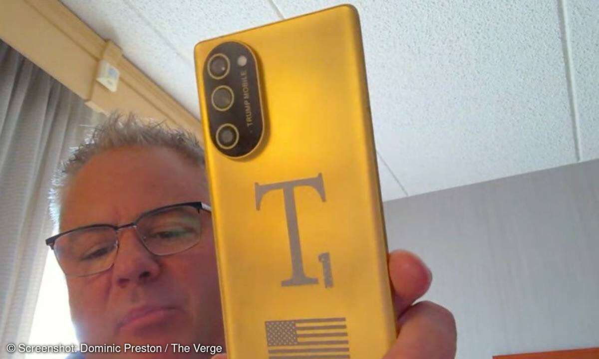 Trump Phone T1 neues Design
