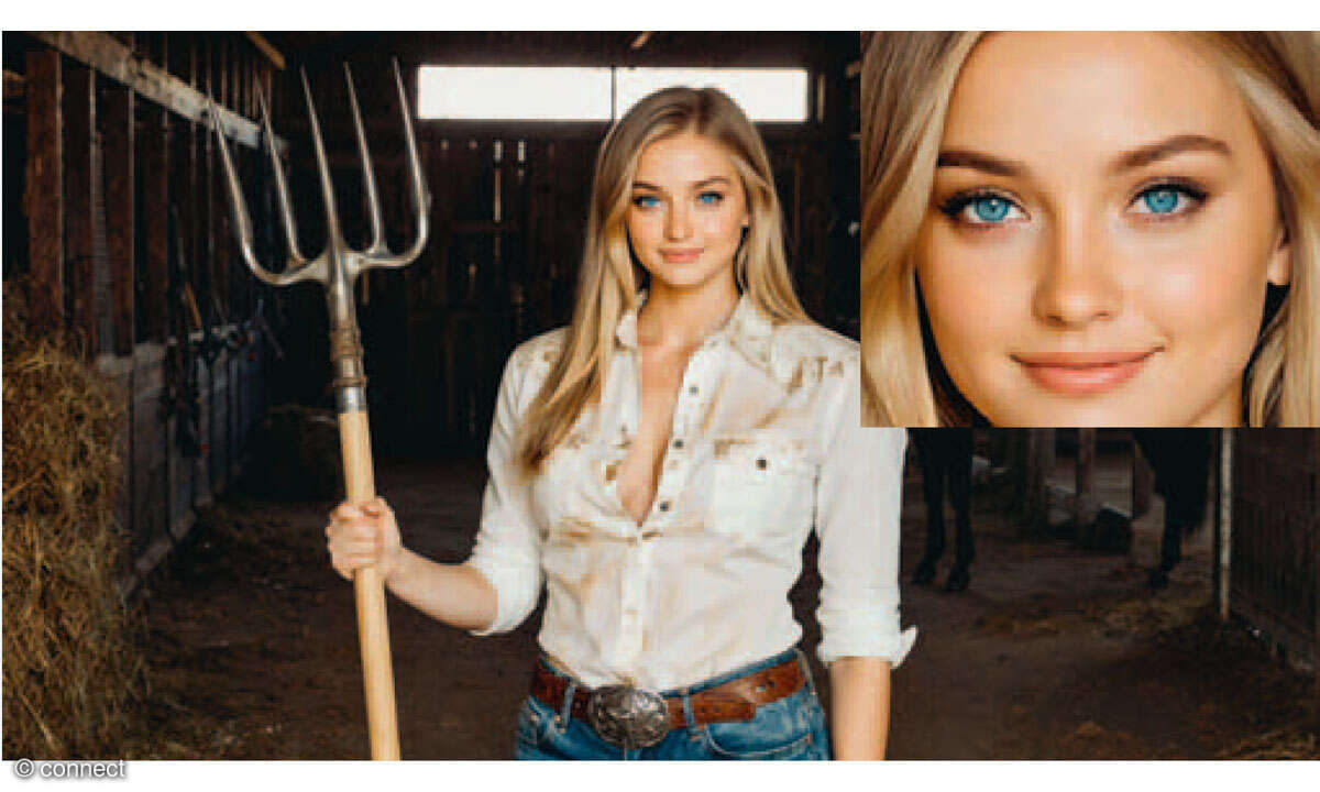 ComfyUI: Screenshot Bild mit Flux und DyPE