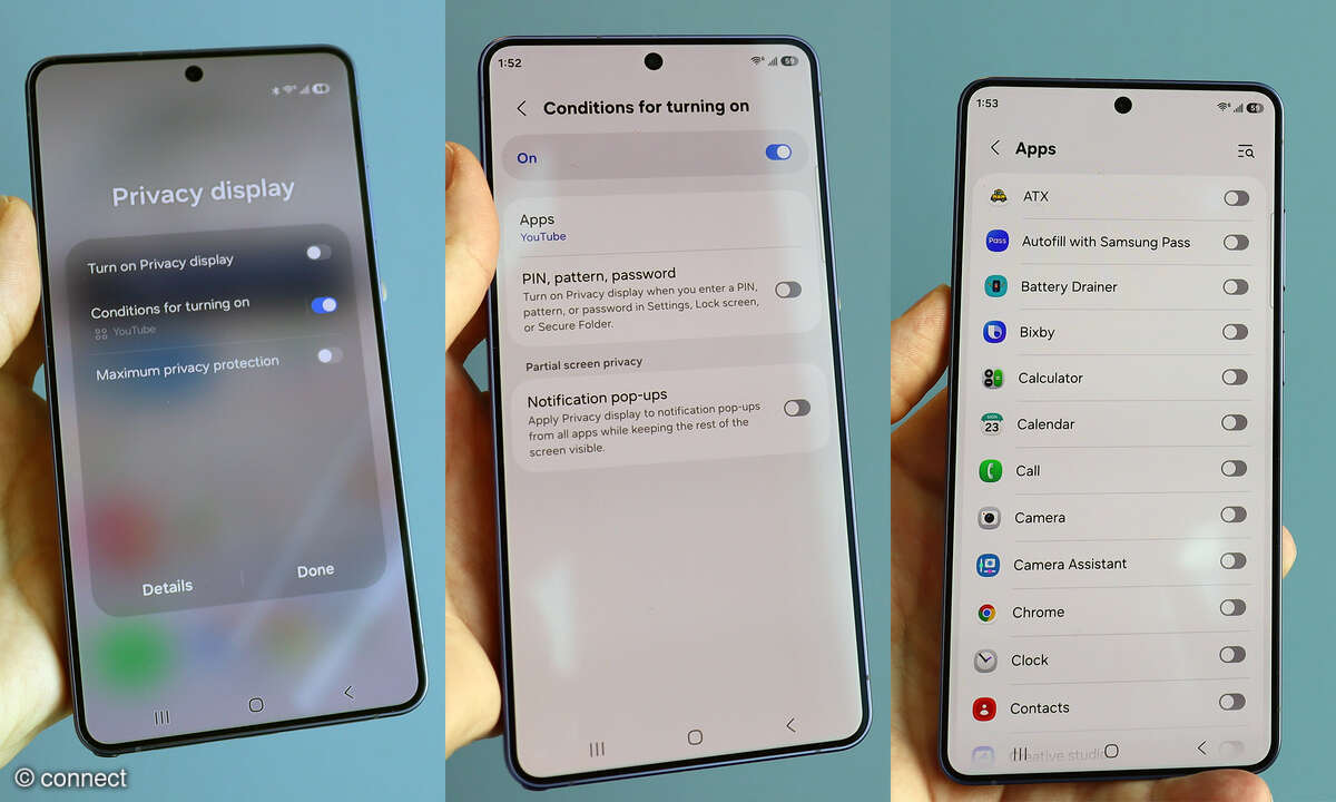 Samsung Galaxy S26 Ultra Privacy Display Einstellungen