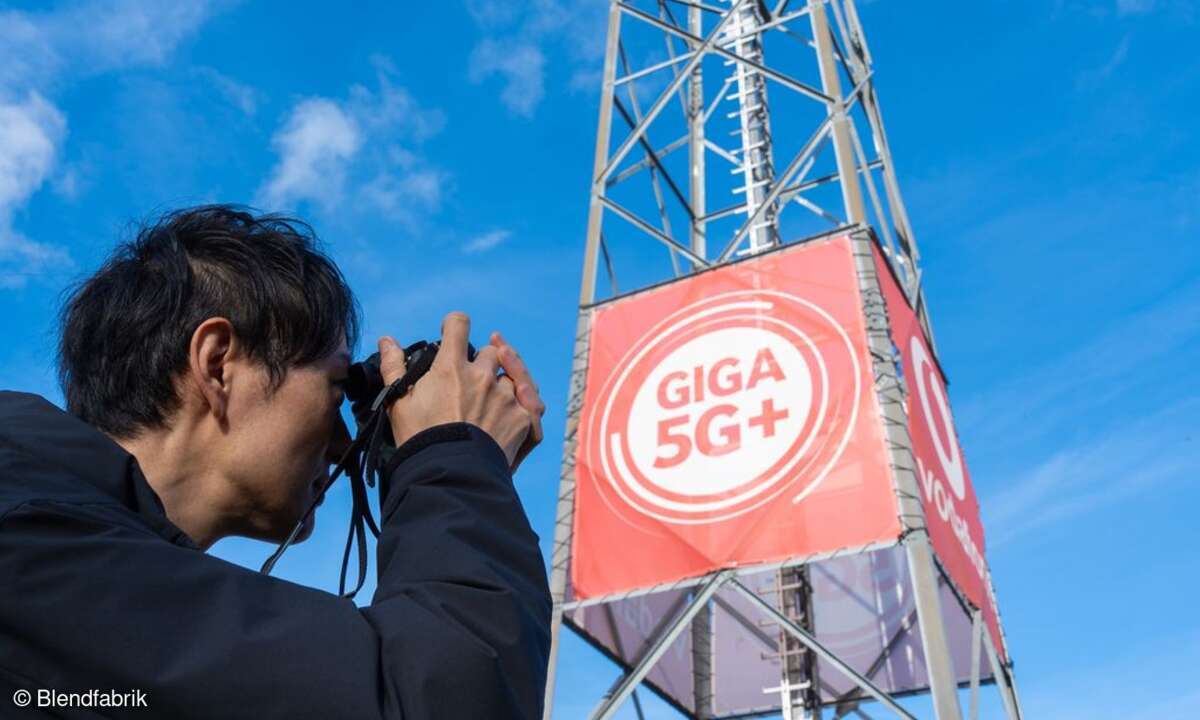 Vodafone 5G Fotograf Mobilfunkmast Aldenhoven