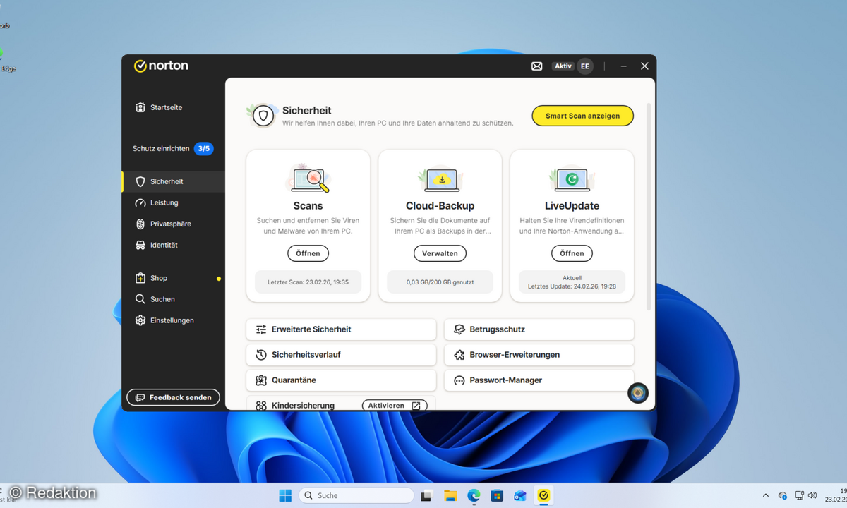 Norton 360 Advanced Sicherheit