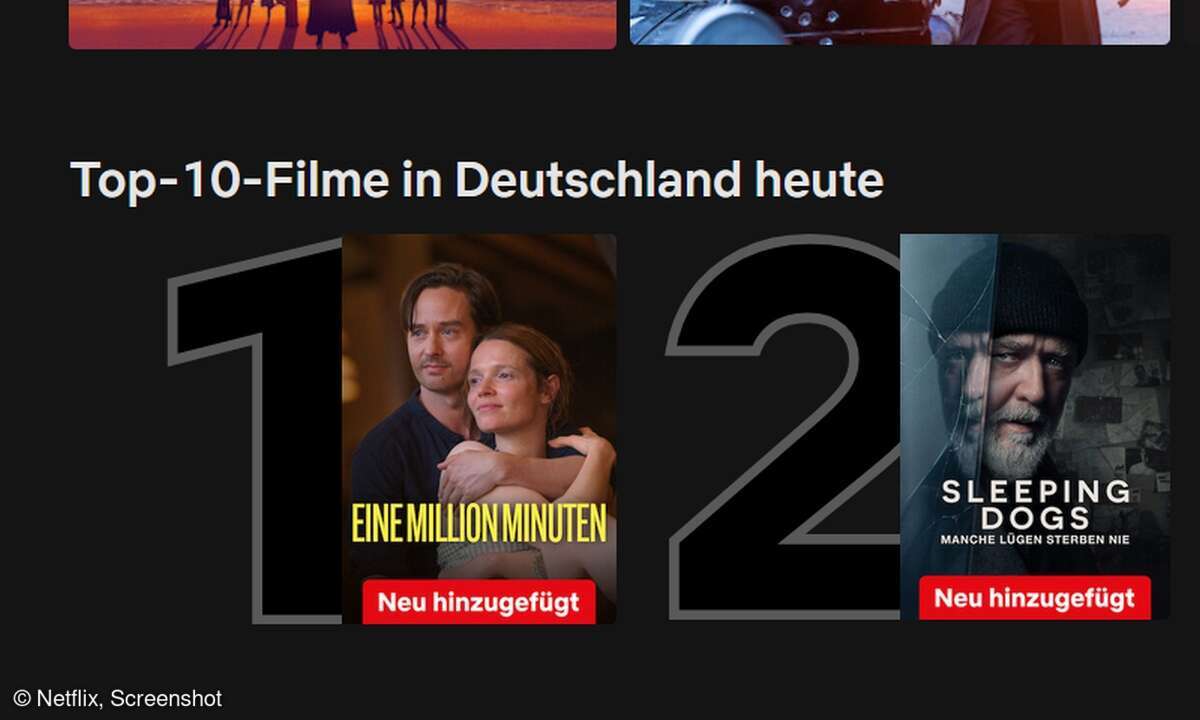 Die aktuellen Top 10 auf Netflix!