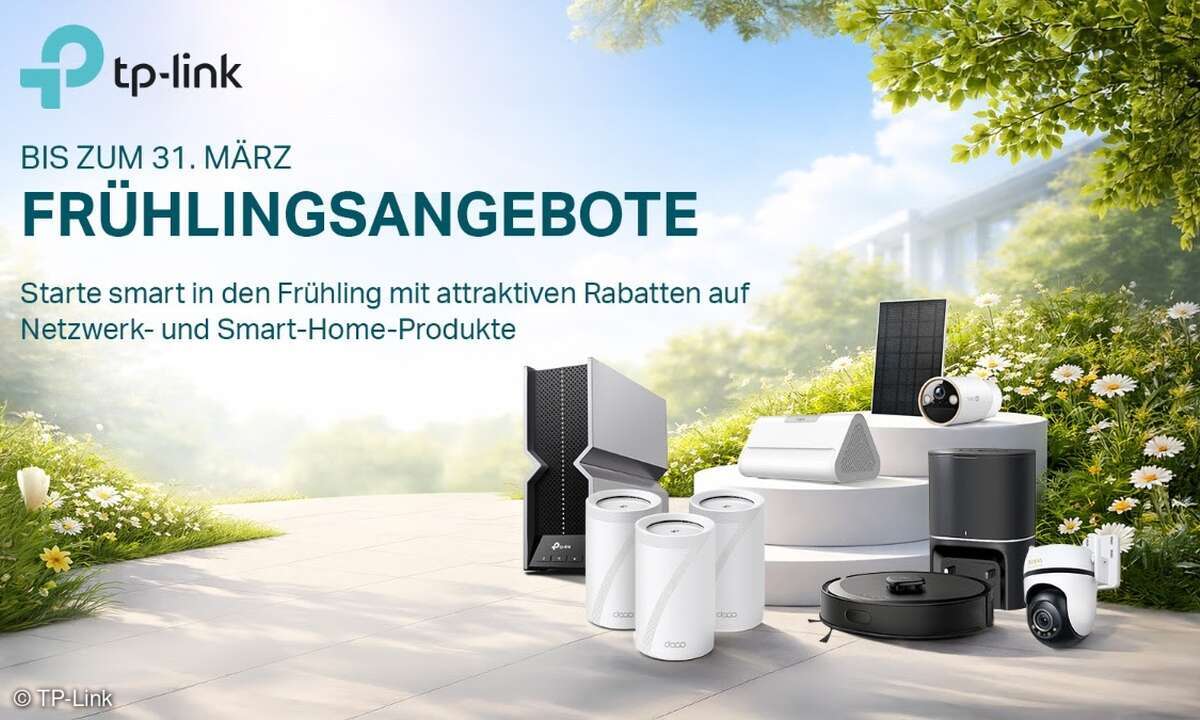 TP-Link lockt zum anstehenden Frühlingsbeginn mit Angeboten bei verschiedenen Händlern.