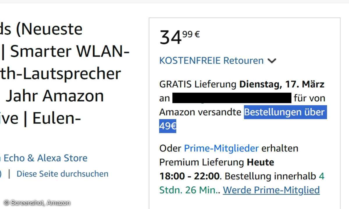 Der Mindestbestellwert für Gratislieferungen von Amazon steigt mal wieder.
