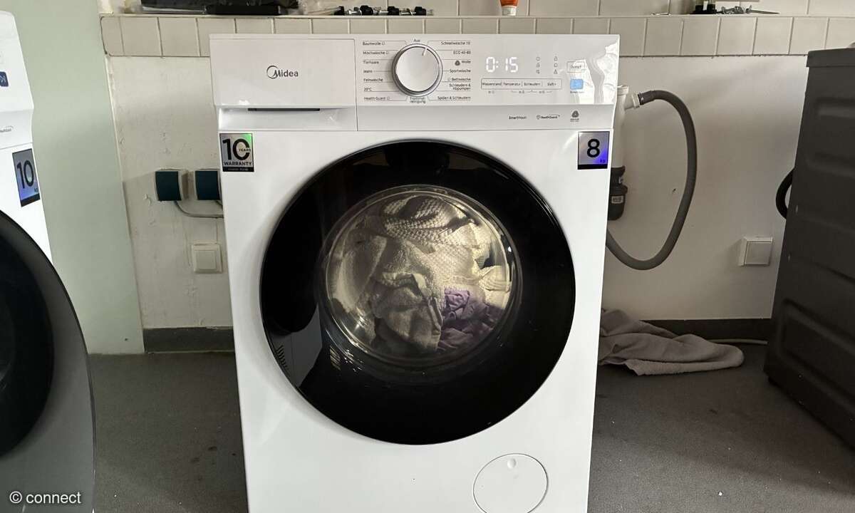 Midea Waschmaschine Beleuchtung