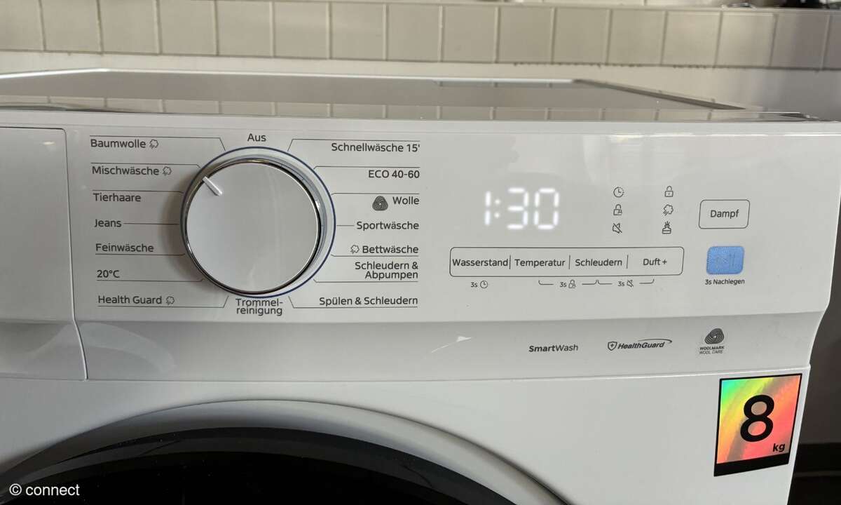 Midea Waschmaschine Bedienfeld