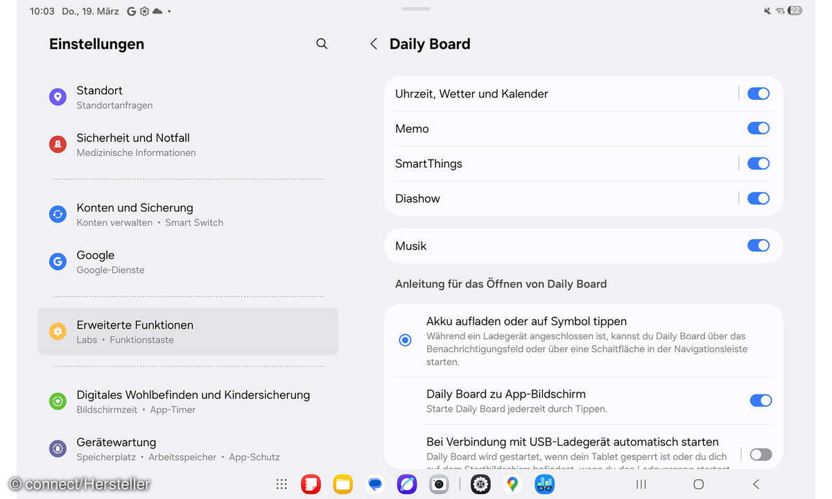 Samsung Galaxy Tab A11+ Test Screenshot Daily Board