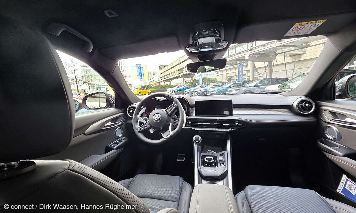 Alfa Romeo Tonale 1.3T Ibrida Plug-in Q4 im Test: Innenraum