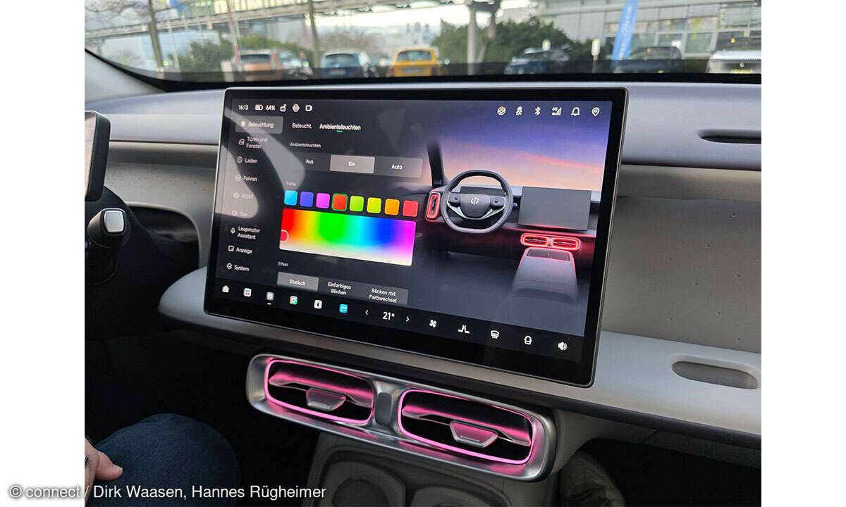 Leapmotor B10 im Test: Infotainment-Display