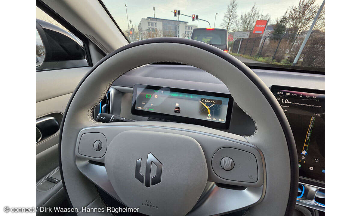 Leapmotor B10 im Test: Lenkrad, Instrumentenanzeige