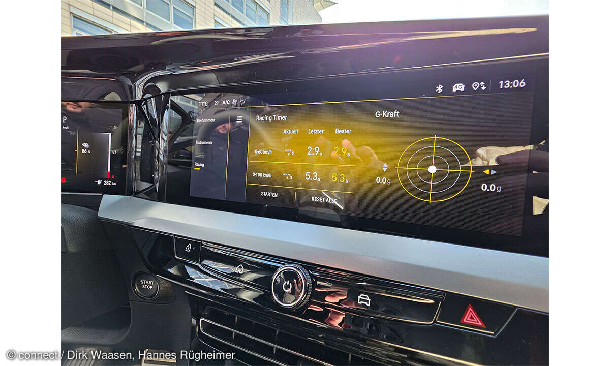 Opel Mokka GSE im Test: Zentraldisplay