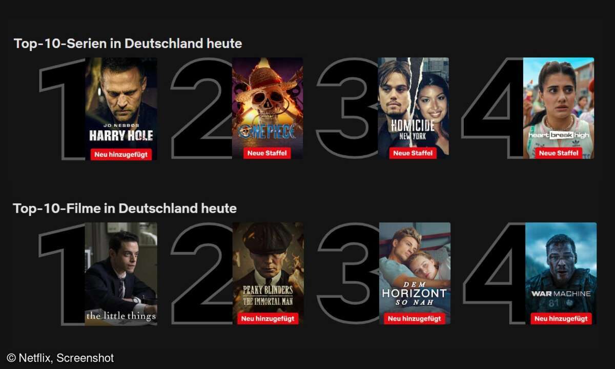 Netflix Top 10 vom 27.3.2026