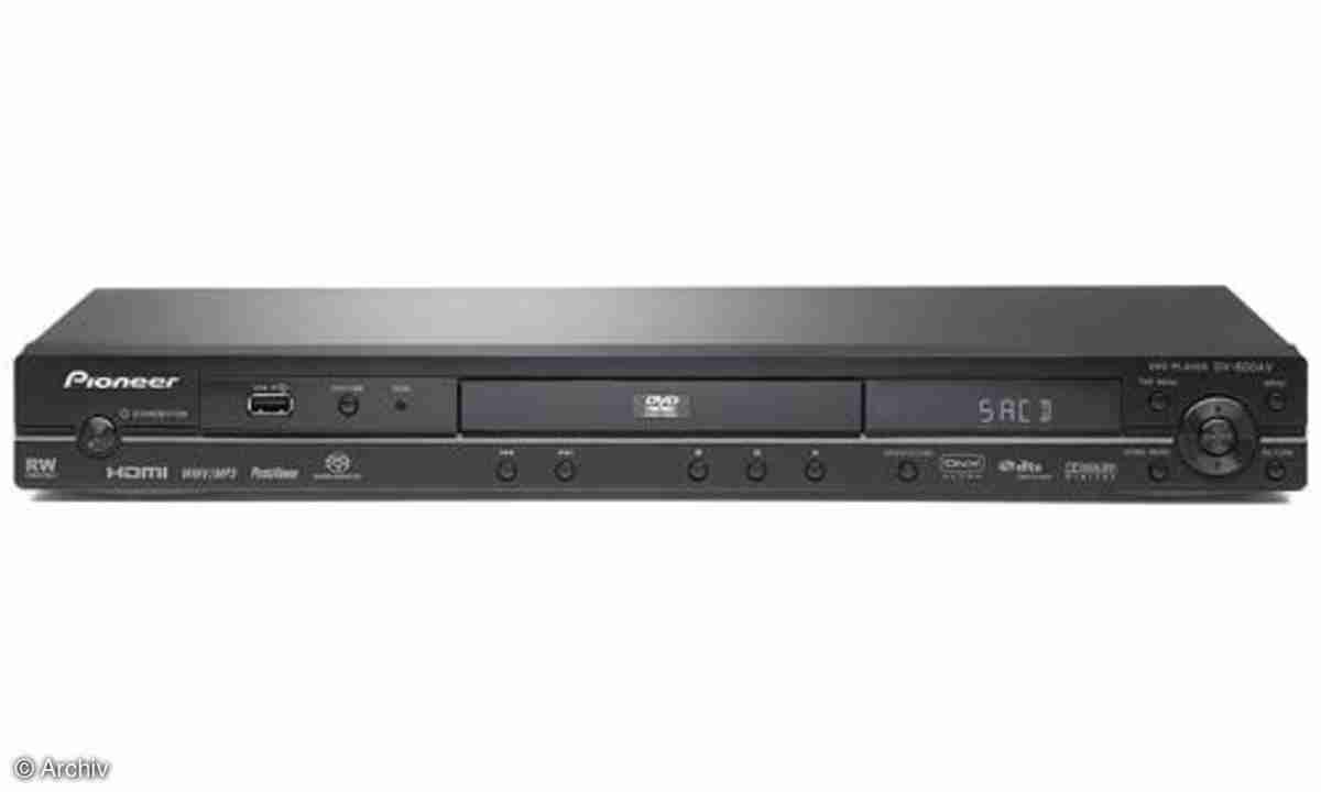 Pioneer DV 600 AV Universalplayer - connect