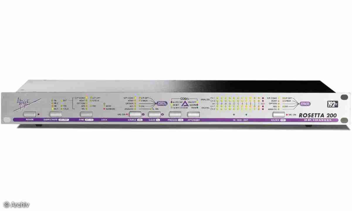 Digital/Analog-Wandler Apogee Rosetta 200 mit FireWire - connect