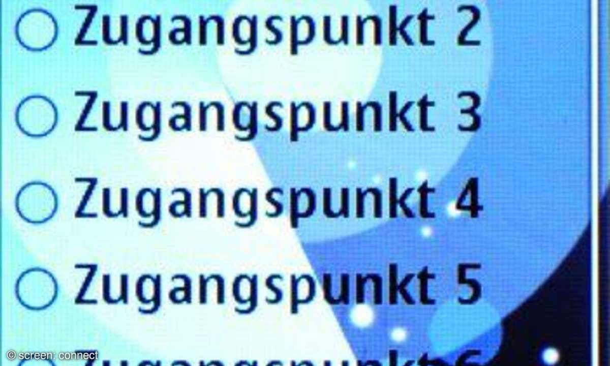 Screen Zugangspunkte