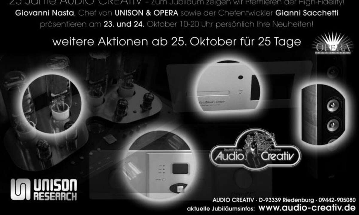 Audio Creativ Jubiläum