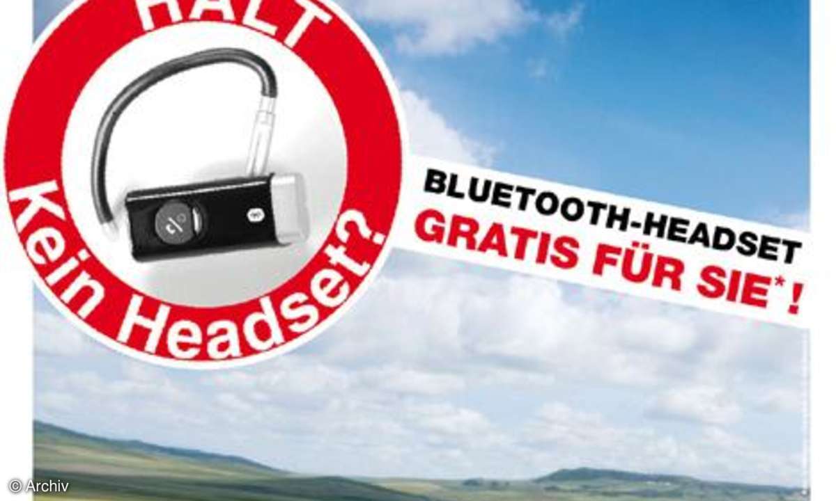 Bluetooth-Headset Black Tube von Pearl