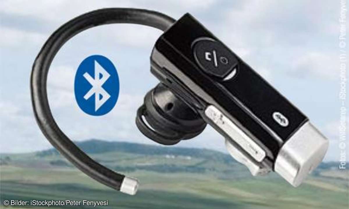 Bluetooth-Headset Black Tube von Pearl