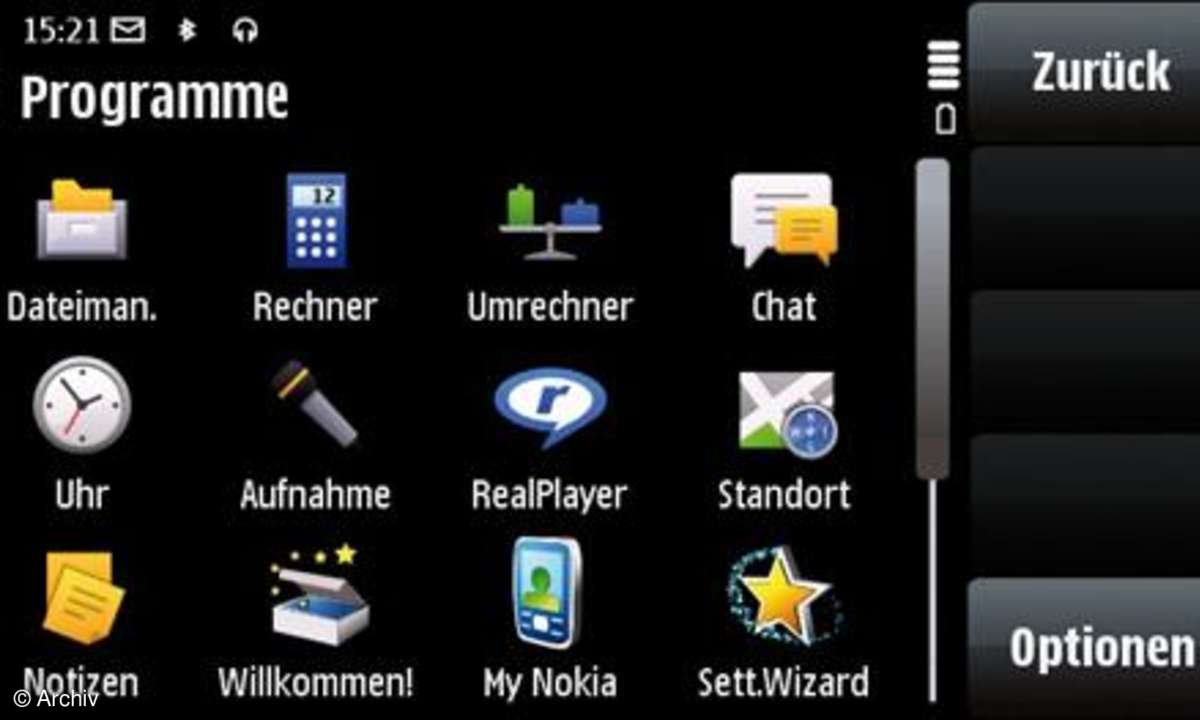 Display Nokia 5800 XpressMusic
