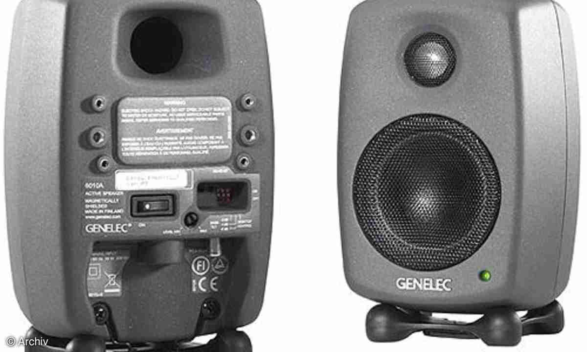 片方ジャンク]Genelec 6010A セット GENELEC 6010A パワードモニター