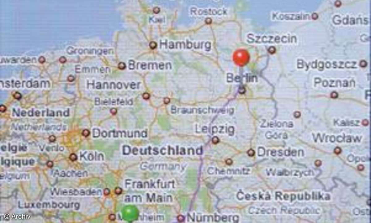 Kartendarstellung