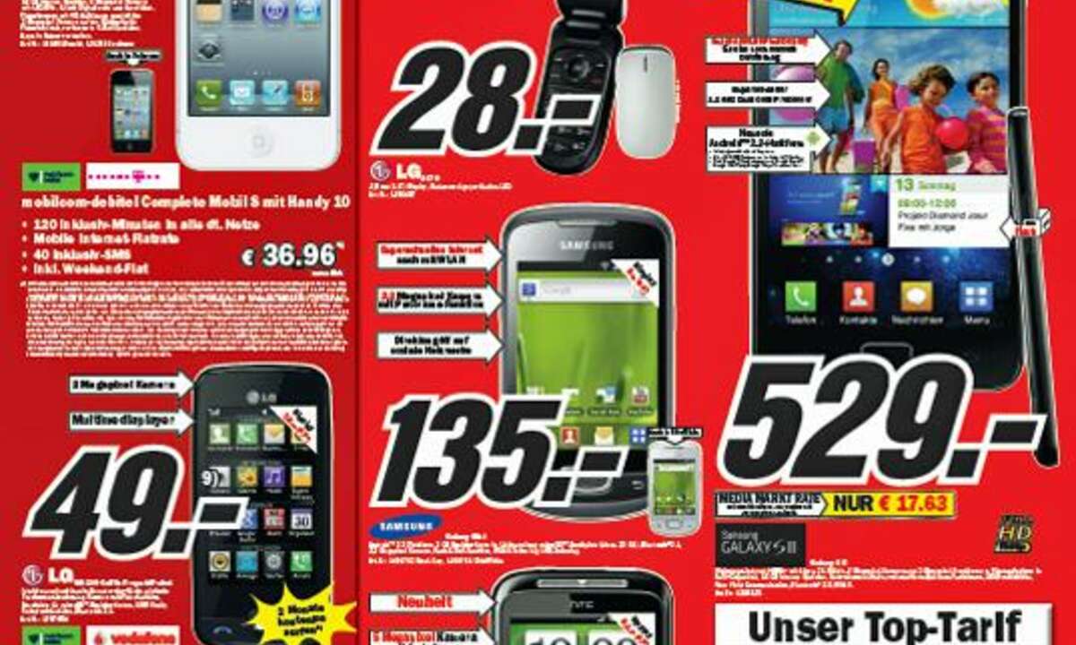 Die MediaMarkt-Angebote kommen
