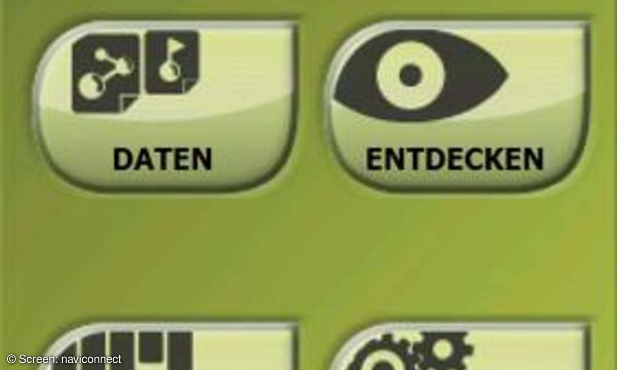 Screen naviconnect Navi-Software für PDA