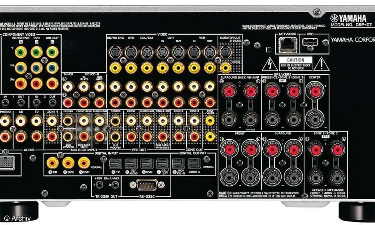 AV-Vollverstärker Yamaha DSP Z 7