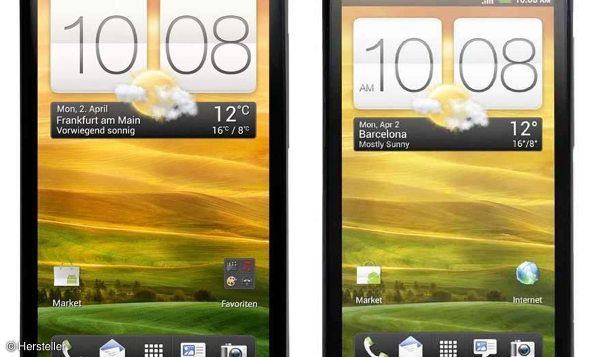 htc one x und s vergleich
