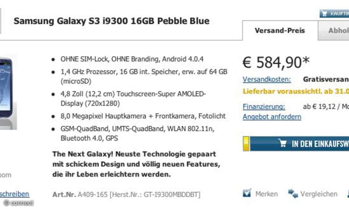 galaxy s3 angebote